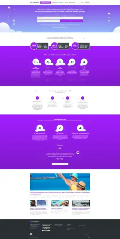 ClaimCloud CZ website project by Ferdous Ahmed
