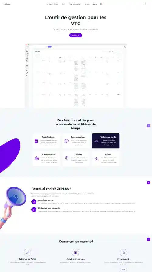 Zeplan website project by Ferdous Ahmed